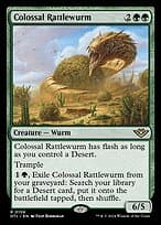 Colossal Rattlewurm — Outlaws of Thunder Junction