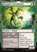 Disruptive Stormbrood // Petty Revenge — Tarkir: Dragonstorm