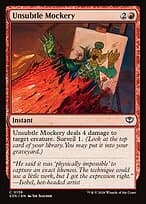 Unsubtle Mockery — Secrets of Strixhaven