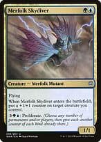 Merfolk Skydiver — War of the Spark