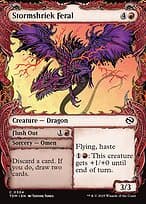 Stormshriek Feral // Flush Out — Tarkir: Dragonstorm
