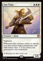 Sun Titan — Secrets of Strixhaven Commander