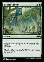 Titanic Growth — Wilds of Eldraine