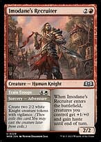Imodane's Recruiter // Train Troops — Wilds of Eldraine