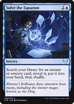 Solve the Equation — Strixhaven: School of Mages
