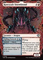Runescale Stormbrood // Chilling Screech — Tarkir: Dragonstorm