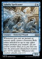 Splashy Spellcaster — Wilds of Eldraine