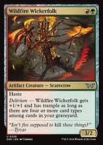 Wildfire Wickerfolk — Duskmourn: House of Horror