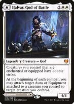 Halvar, God of Battle // Sword of the Realms — Kaldheim