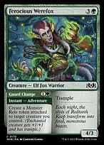 Ferocious Werefox // Guard Change — Wilds of Eldraine