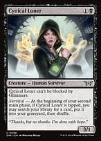 Cynical Loner — Duskmourn: House of Horror