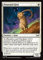 Possessed Goat — Duskmourn: House of Horror