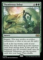 Thunderous Debut — Wilds of Eldraine