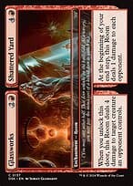 Glassworks // Shattered Yard — Duskmourn: House of Horror